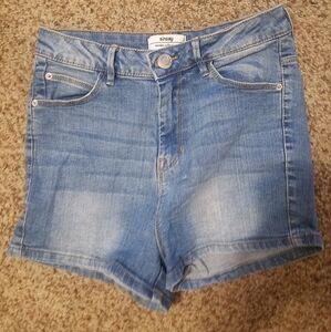 Sinsay Women's Blue Denim Shorts Size 24